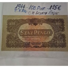 Bancnota de coletie 100 PENGO Armata Rosie din anul 1944