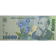Bancnota 10.000 lei anul 1999 in stare UNC
