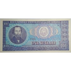 Bancnota de colectie 100 lei din anul1966 UNC