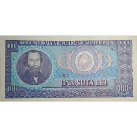Bancnota de colectie 100 lei din anul1966 UNC
