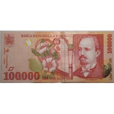 Bancnota de colectie 100.000 lei din anul 1998 in stare Exceptionala