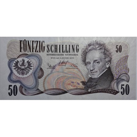 Bancnota de colectie 50 SILINGI AUSTRIA UNC
