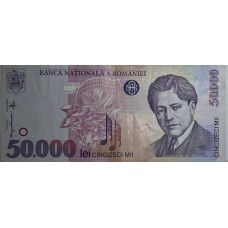 Bancnota de colectie 50.000 lei din anul 1996 [  HARTA ] in stare Exceptionala