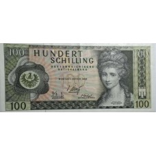 Bancnota de colectie 100 SILINGI  AUSTRIA UNC