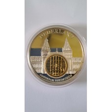 Moneda comemorativa Olanda 1977