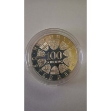 Moneda de colectie Austria 100 SILINGI J.O. INNSBRUC