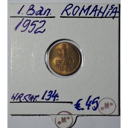 Moneda de colectie  1 Ban ROMANIA din anul 1952 