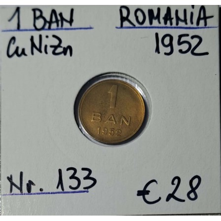 Moneda de colectie 1 Ban ROMANIA din anul 1952 