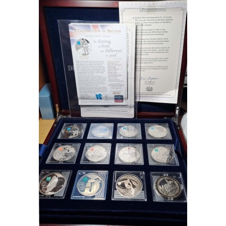 SET DE MONEDE COMEMORATIVE JOCURILE OLIMPICE / OLIMPIADA PARALIMPICE 2010 - 2012