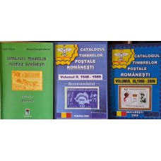 Oferta vanzare SET 3 Cataloage Vol I,II si III Timbrelor Postale Romanesti