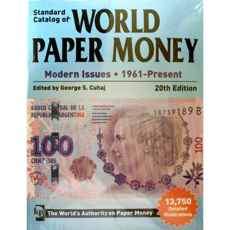 STANDARD CATALOG OF WORLD PAPER MONEY 1961 20th EDITION