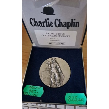 Medalie Charlie Chaplin  1889 - 1977