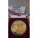 Medalie de colectie Carol l din tombac aurit