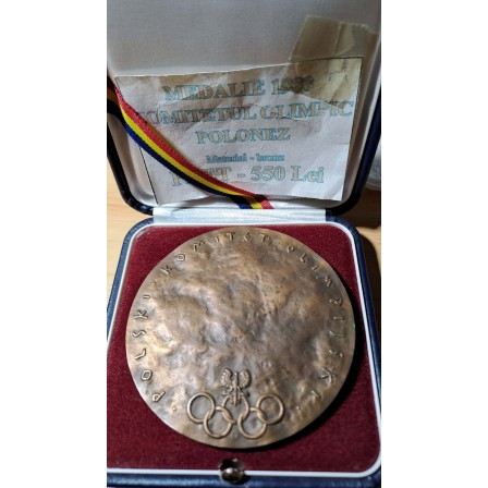 Medalie 1980 COMITETUL OLIMPIC POLONEZ