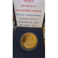 Medalie 500 ani de la Descoperirea Americii 