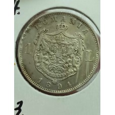 Moneda de colectie 1 leu 1894 [ CAROL l ]