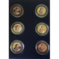 Set monede Jubilee Sacagawea 2000-2005 - colorat - STATELE UNITE ALE AMERICII