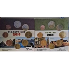 Set euro anul 2019 2021 Olanda UNC